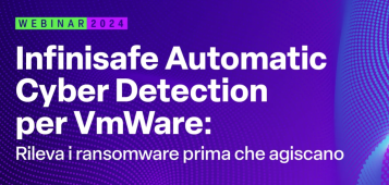 Webinar: InfiniSafe Automatic Cyber Detection per VMware